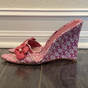 Pink bcbgirls wedges